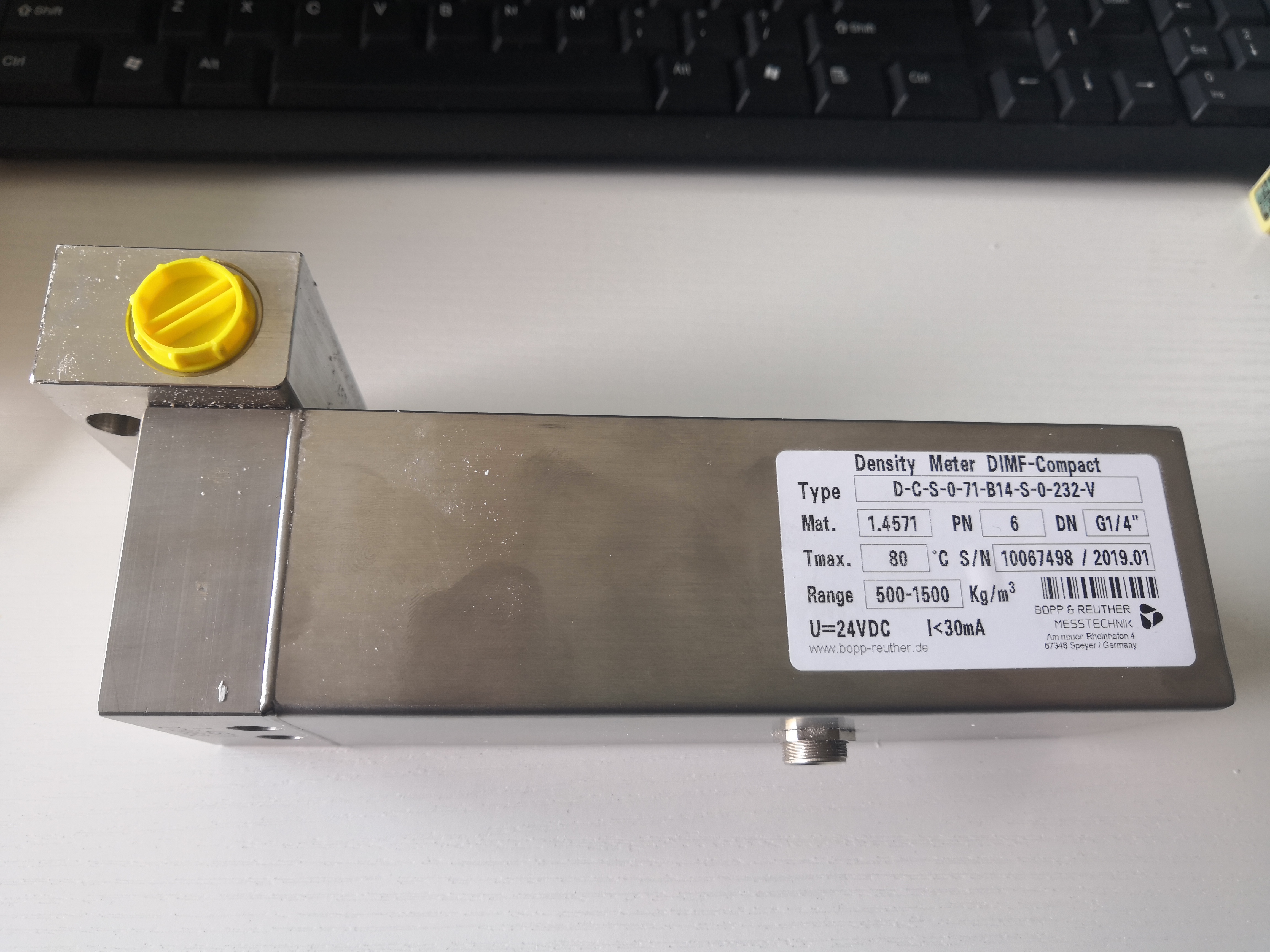 BOPP&REUTHER  密度計(jì) D-C-S-0-71-B14-S-0-232-V 
